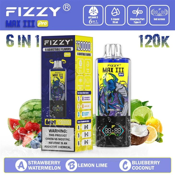 FIZZY MAX III PRO 120K PUFF (6 in 1） suppliers
