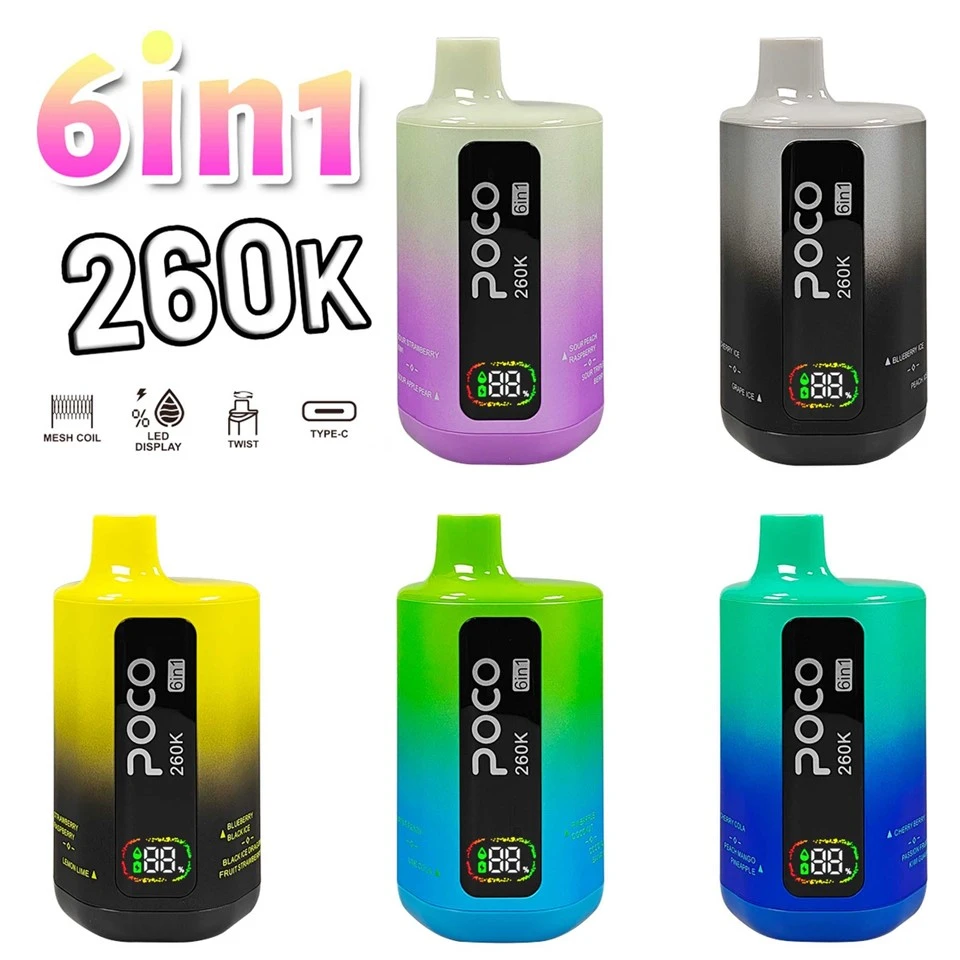 POCO 6 IN1 260K Disposable Vape best