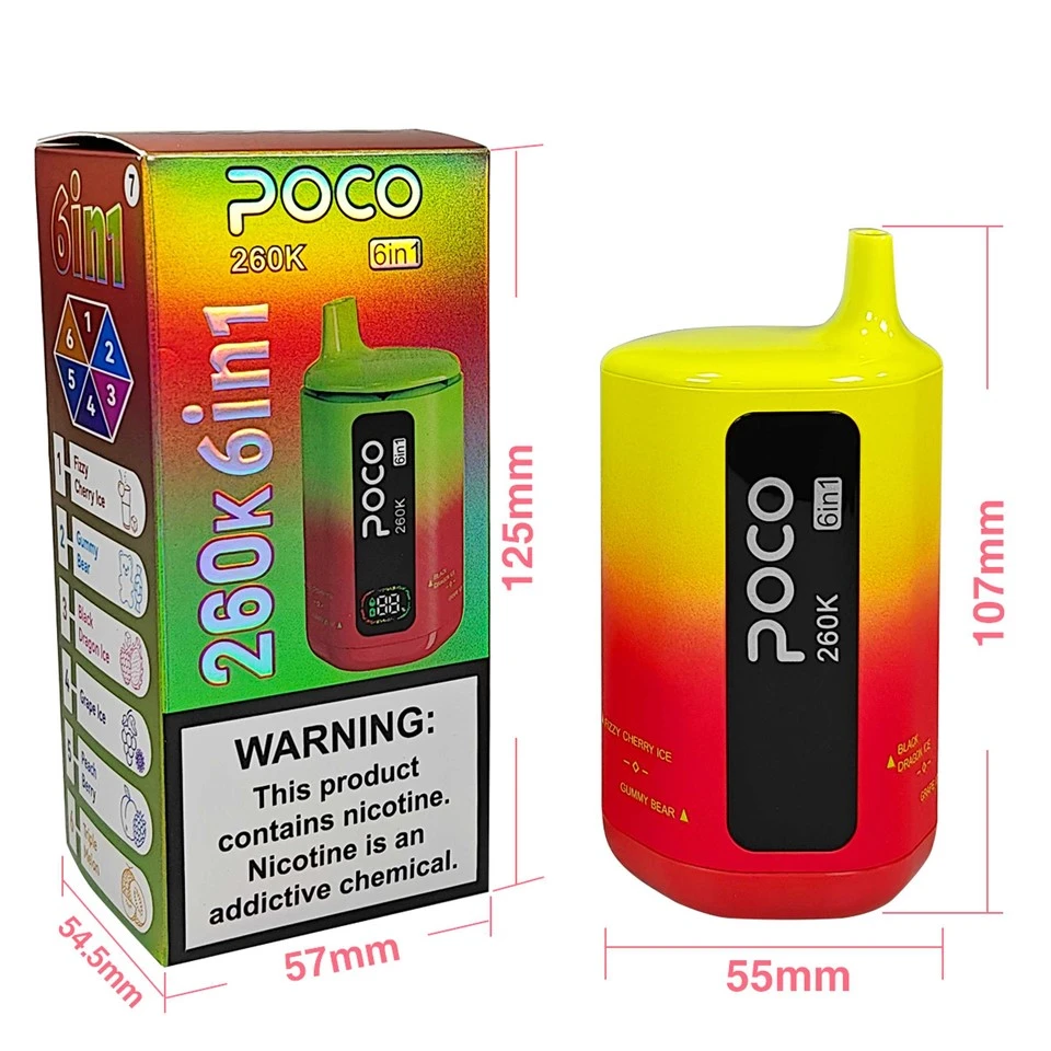 POCO 6 IN1 260K Disposable Vape